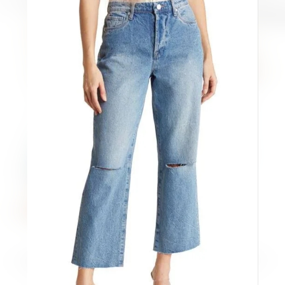 Blanknyc Baxter Rib Cage Straight Leg Jeans in Overboard